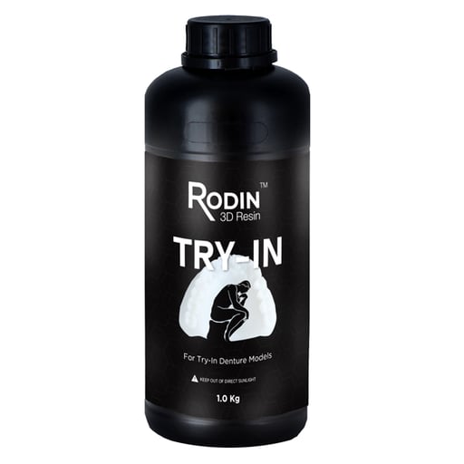 Pac-Dent 3DR-TIF Rodin Try-In 3D Resin 1kg/Bottle 1/Pk. Pac-Dent 3DR-TIF Rodin Try-In 3D Resin 1kg/Bottle 1/Pk.
